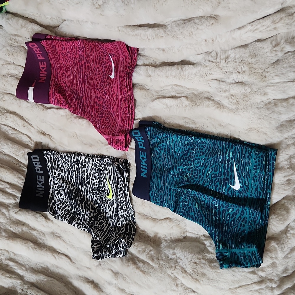 Nike compression shorts cheetah print
